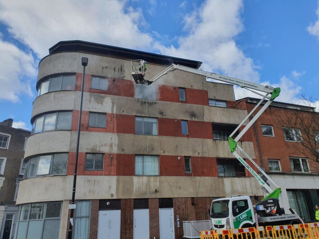 Render Facade Cleaning Kings Cross